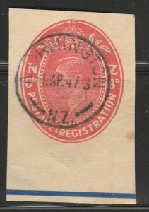 NEW ZEALAND Postal Stationery Cut Out A17P20F21436-