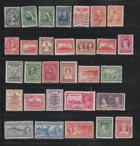 Newfoundland Collection A 42 Stamps -2 Scans- All the stamps are in the scans.