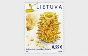 Stamps of Lithuania 2022 - Tree Cake.