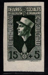 ALGERIA Scott B59 MH* Imperforate semi-postal stamp