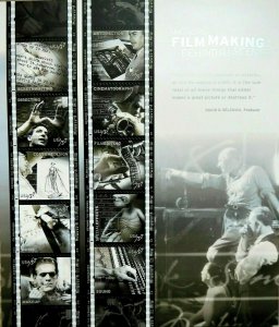 US Scott #3772 – 2003 37c American Filmmaking Behind the Scenes Mint Sheet