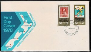 NEW ZEALAND 1978 HEALTH STAMPS FDC