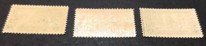 US Scott #617-619 VF Mint NH CV $36.25 / Price $21.75 + $1 shipping 