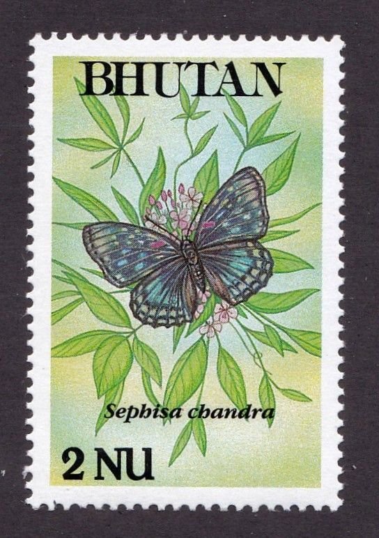 Bhutan      824     MNH      Insects   Butterflies