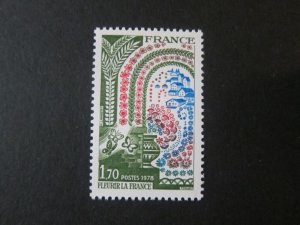 France 1978 Sc 1606 set MNH