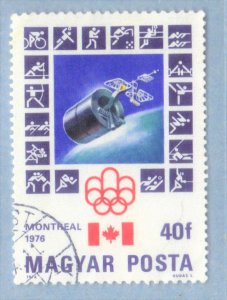 HUNGARY SCOTT# 2424 CTO 40f 1975 OLYMPICS