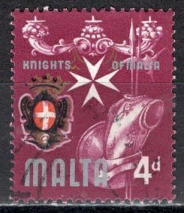 Malta; 1965: Sc. # 318; Used Single Stamp