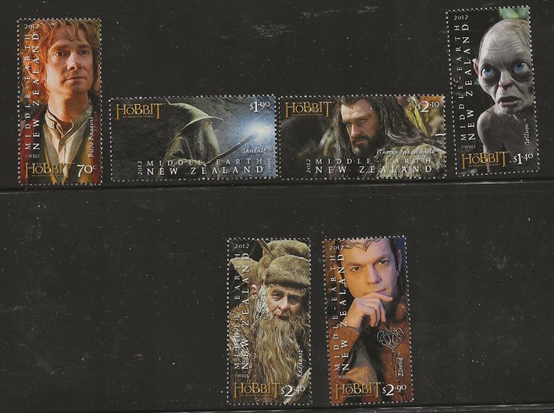 New Zealand 2434-39  2012  set 6  vf mint nh