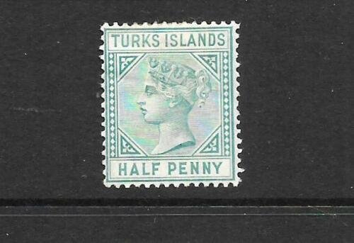 TURKS ISLANDS  1882-85  1/2d  QV  MH    SG 53 