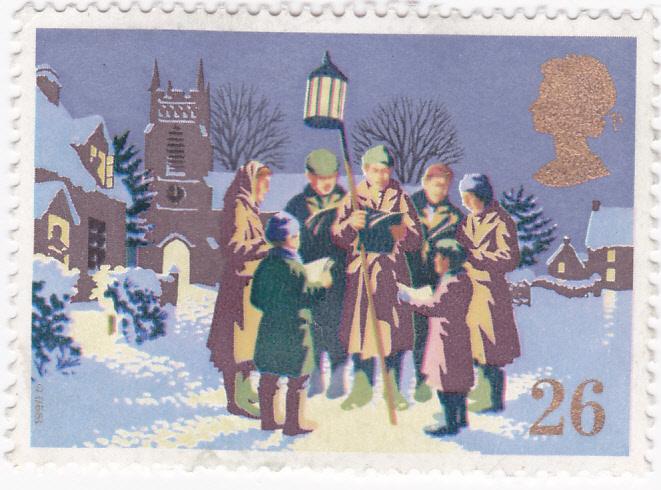G.B. 1990 Christmas \ Carol Singers\ 26p used SG.1528