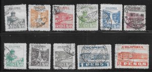 Colombia C134-C144 Views set Used