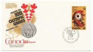 Canada First day cover #685, Olympics