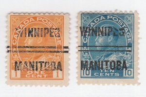 Canada Precancel Winnipeg - POSTAL cinderella stamp - 833