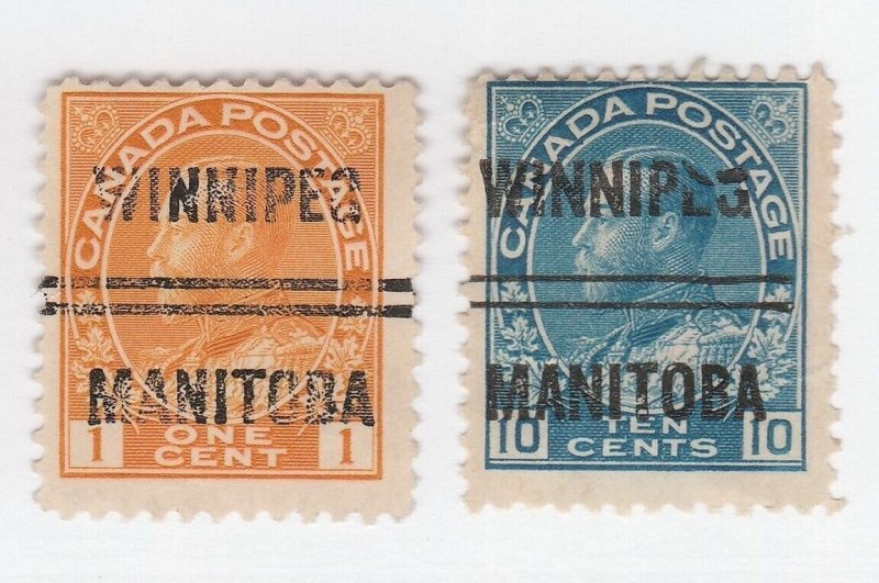Canada Precancel Winnipeg - POSTAL cinderella stamp - 833