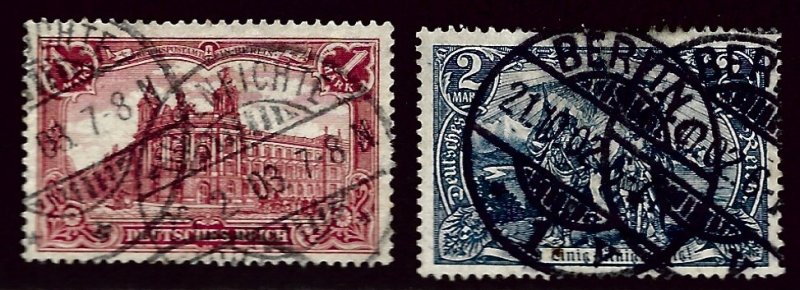 Germany SC#75-76-187 Used F-VF hr SCV$100.00...Worth a Close Look!