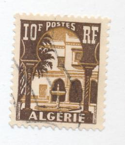  Algeria 1955  Scott 267 used - 10fr, Patio of Bardo Museum