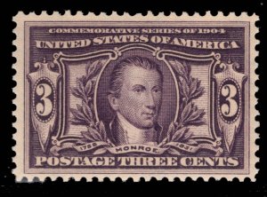 MOMEN: US STAMPS #325 MINT OG NH LOT #87382*