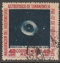 MEXICO C124, 40¢ Tonanzintla Astrophysics Observ Used, F-VF. (731)