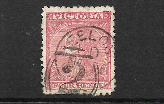 VICTORIA  1863-74  4d     QV     FU     SG 110