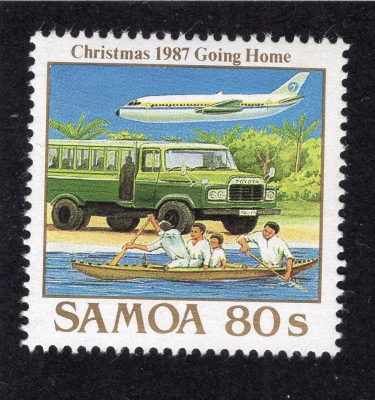 Samoa 1987 80s Christmas, Scott 709 MNH, value = $1.10