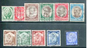 Germany used third Reich lot  F-VF