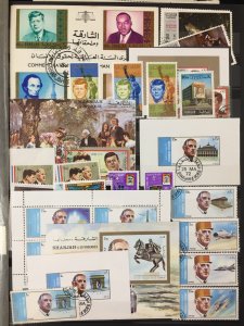 Manama Sharjah M.East Stockbook Used Collection(Aprx 350) GM3272  1kg