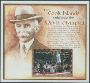 Aitutaki 2000 SG716 Sydney Olympics MS MNH