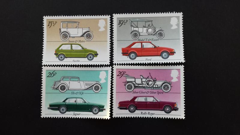 Great Britain 1982 Cars Mint