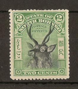 North Borneo 1900 2c SG95 Mint Cat£70