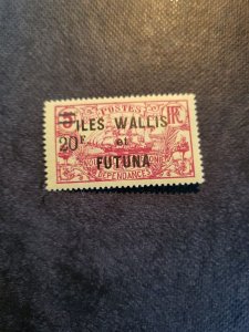 Stamps Wallis and Futana Scott #42 hinged