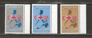 Philippines Scott catalog # 1020-1022 Mint NH