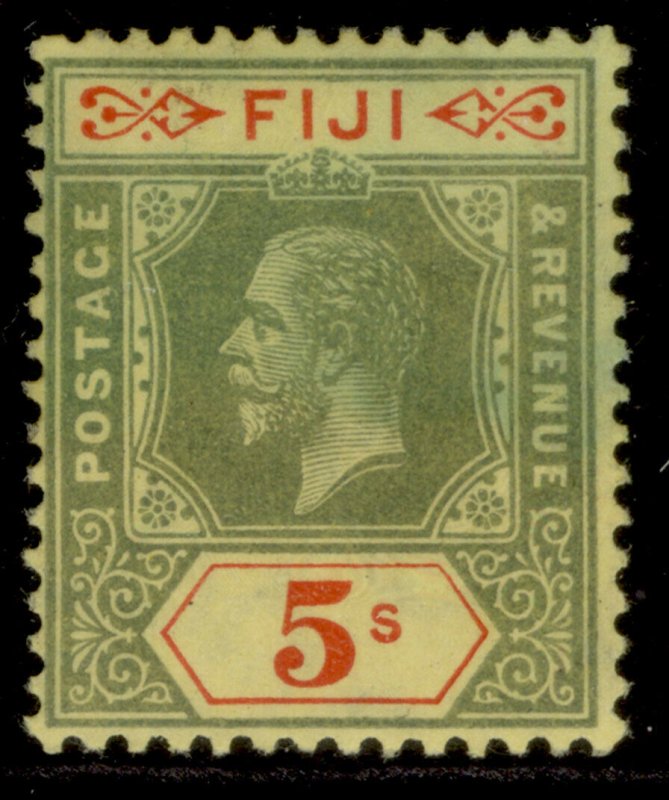 FIJI GV SG136, 5s green & red/yellow, M MINT. Cat £32. 