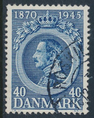 Denmark Scott 296 (AFA 292), 40ø Chr. X Birthday, VF used