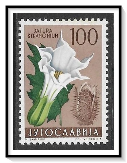 Yugoslavia #546 Flowers MH