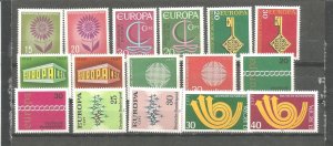 German  Lot  of Europa stamps   MNH   (A)