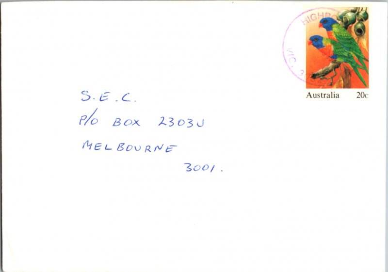 Australia, Worldwide Postal Stationary, Birds