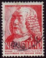 Netherlands SG#494 Used - 1939 3c.+3c.  - Personalities