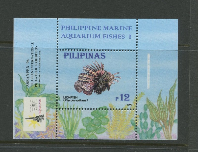 STAMP STATION PERTH Philippines #2404 Fish Souvenir Sheet MNH CV$4.00.