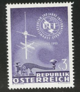 Austria Scott 745 MNH** 1965 ITU stamp