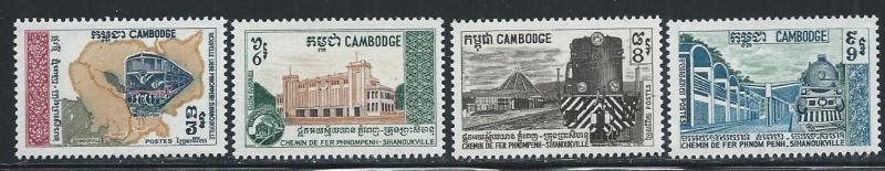 CAMBODIA SC# 313-16 FVF/MNH 1969