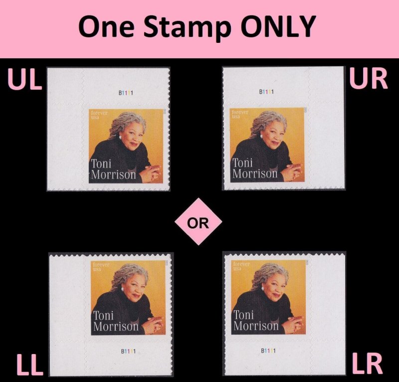 US 5757 Toni Morrison forever plate single (1 stamp) MNH 2023