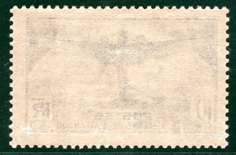 FRANCE Air Mail Scott.C17 10Fr High Value (1936) AEROPLANE Mint LMM c$290 SBG10