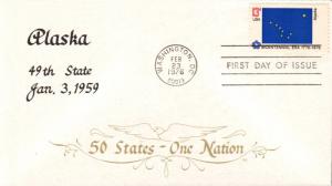 #1681 Alaska State Flag Duke FDC