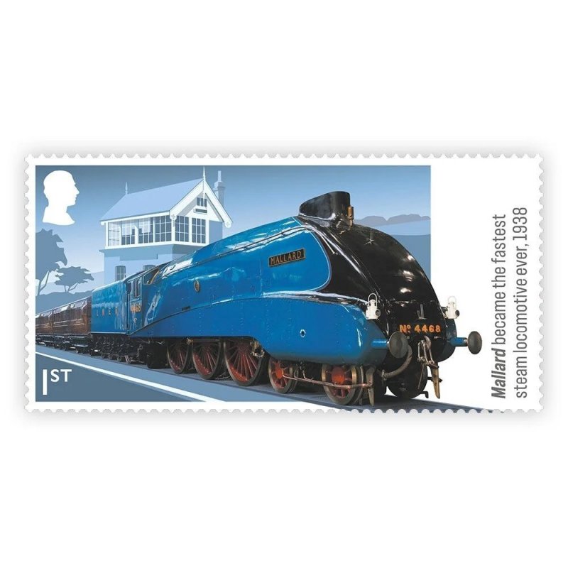 GB Steam Locomotives Mallard 1st single MNH 2025 after Oct 15