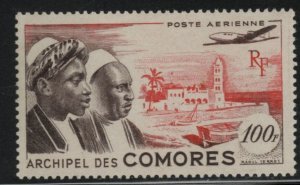 Comoro Islands Scott C2 MH* Airmail stamp
