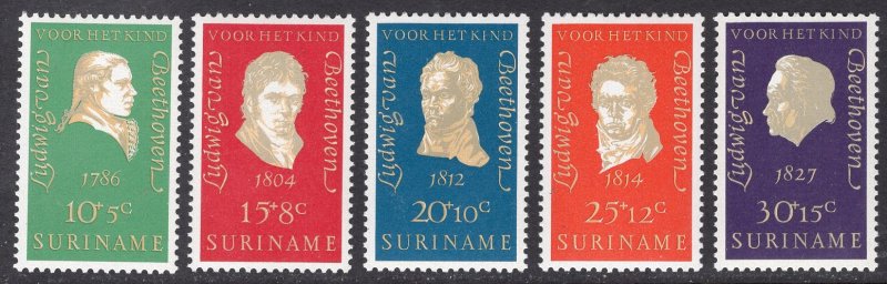 SURINAM SCOTT B167-B171