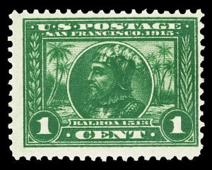 Scott 397 1913 1c Panama-Pacific Perforated 12 Issue Mint Fine OG NH Cat $35