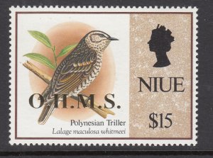 Niue O30 Bird MNH VF