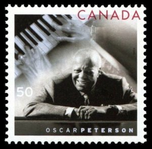 CANADA  Sc# 2118  OSCAR PETERSON  musician  2005  MNH