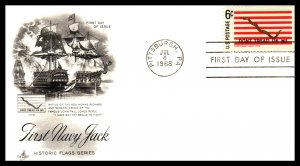 US 1345-1354 Flags Artcraft Set of Ten U/A FDC